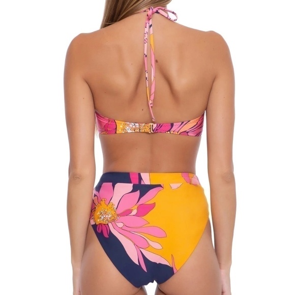 Trina Turk BREEZE FOLD OVER HIGH WAIST BOTTOM - Picture 6 of 12